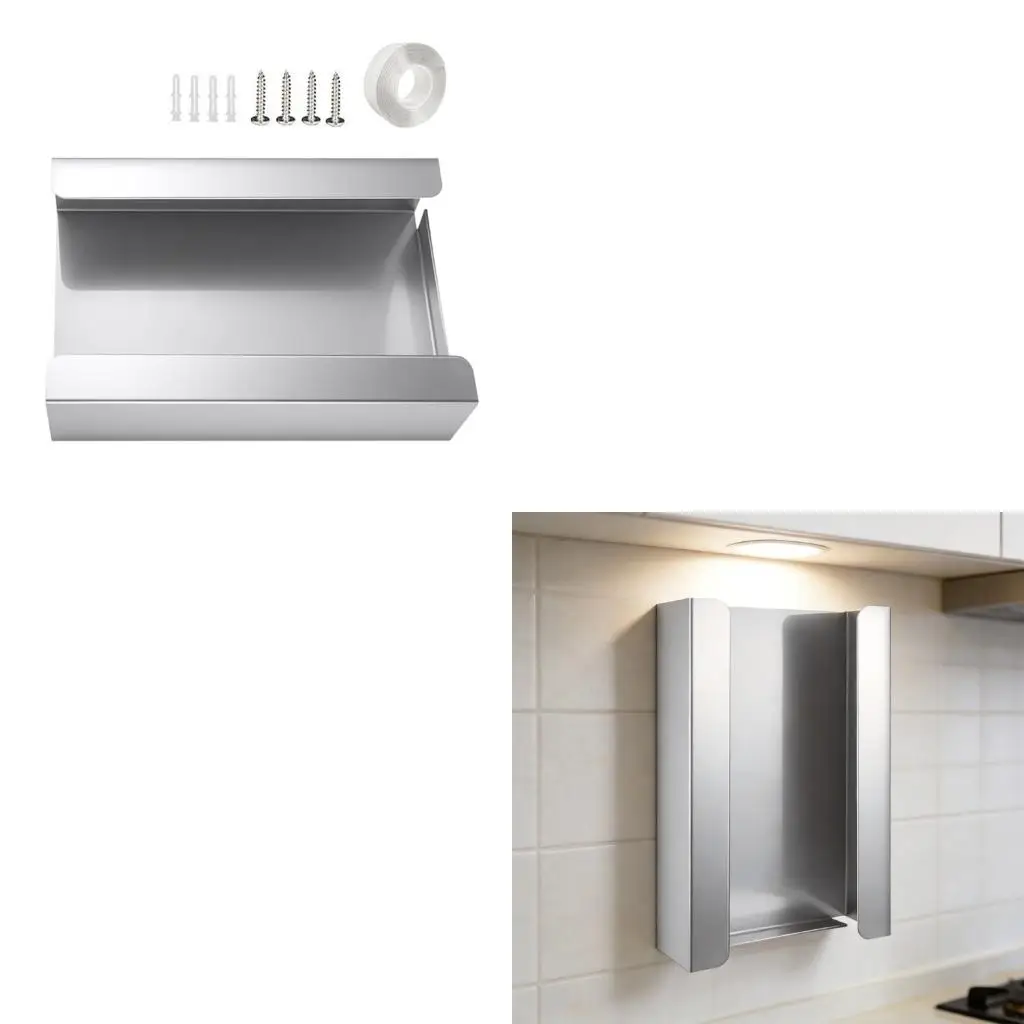 Open Front Glove Box Holder with Wall Mount Placement, Metal Single Box Dispenser for Quick Glove Access in Lab high quality
