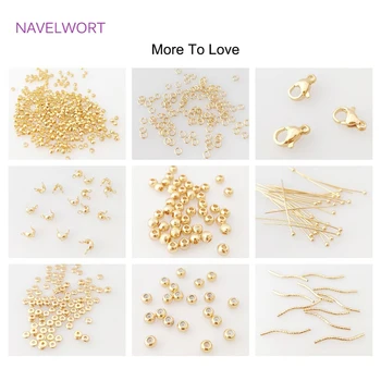18K Gold Cube Spacer Beads 6