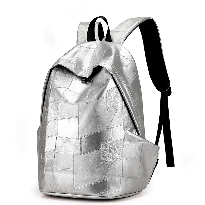 

Простой школьный рюкзак, водонепроницаемый пригородный рюкзак из искусственной кожи, сумки на плечо 15,6 дюйма для ноутбука, мужской рюкзак большой вместимости, сумка