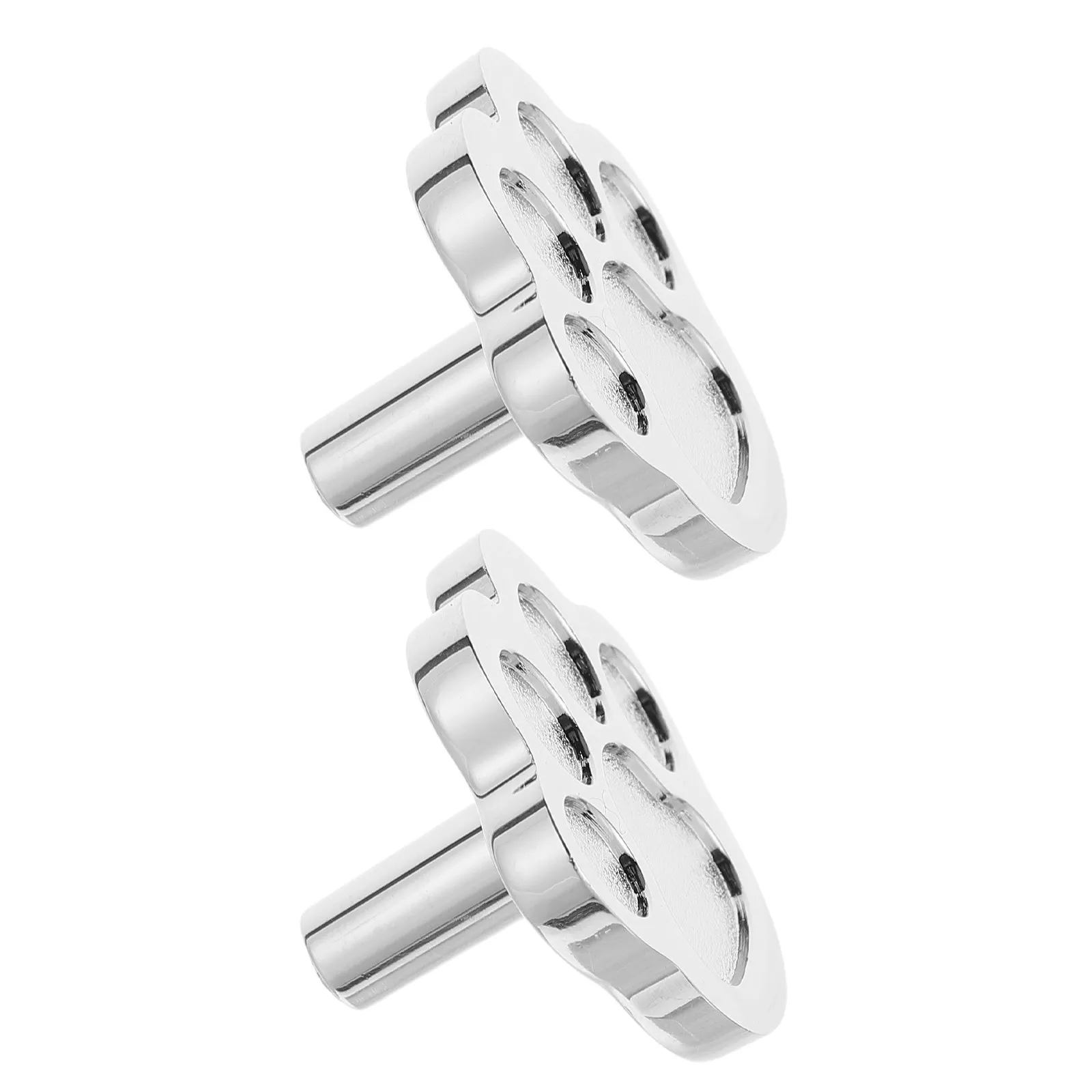 1Pair Dog Paw Cabinet Knob Cute Paw Print Single Hole Pulls for Kitchen Cupboard Door Dresser Drawer Animal Shape Decorative