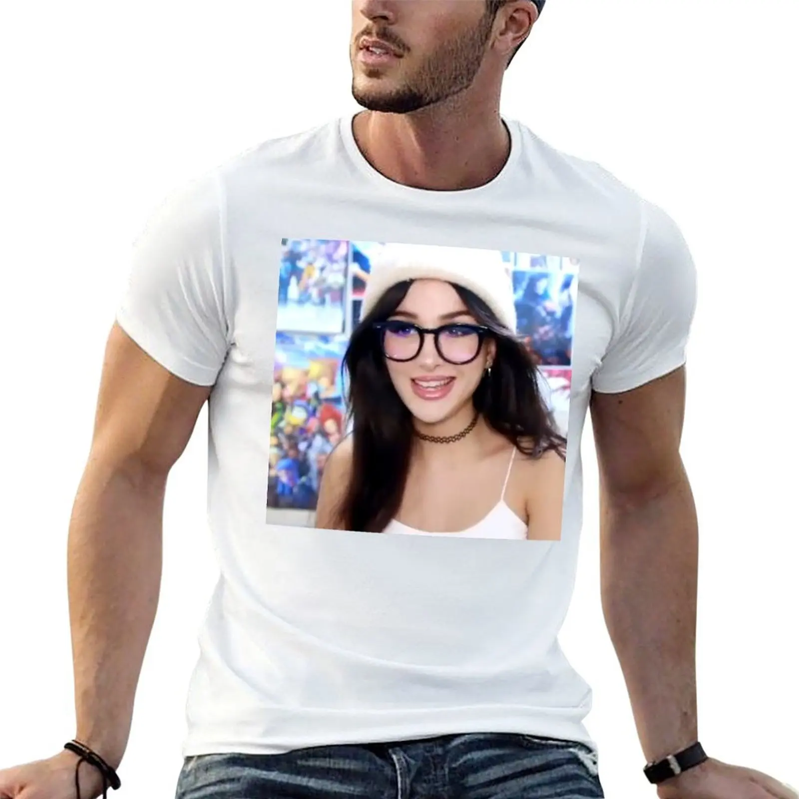 

Sssniperwolf fan T-Shirt man t shirt heavy cotton t shirt personalised T-Shirt