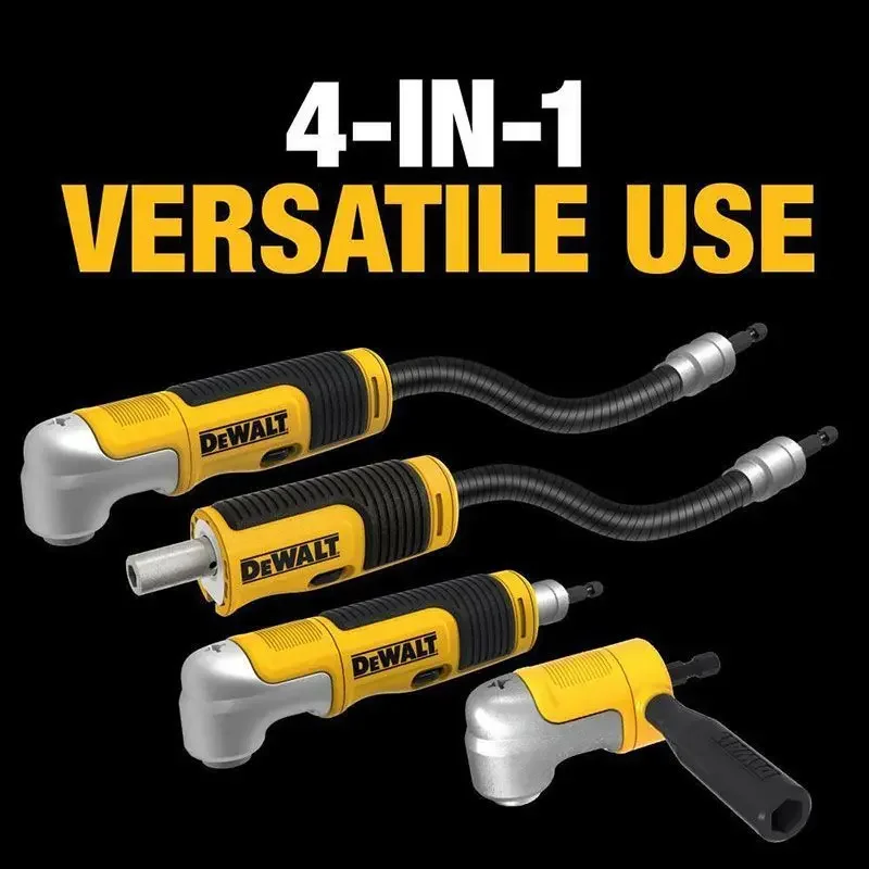 DeWALT DWAMRASET Modular Right Angle System Metal Gear for Narrow Work Space MAX FIT® Suit Driver Drill Power Tool Accessories