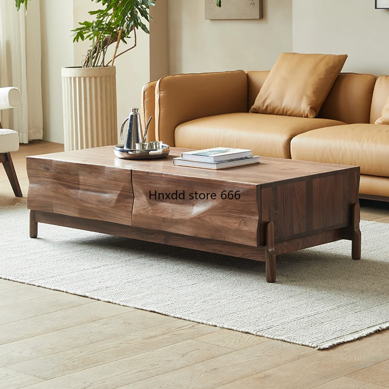 North American black walnut coffee table