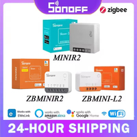 SONOFF MINI R2 / ZBMINIR2 / ZBMINI-L2 Voice Control MINI Switch Zigbee / WiFi Smart Switch Work With Alexa eWelink Google Home