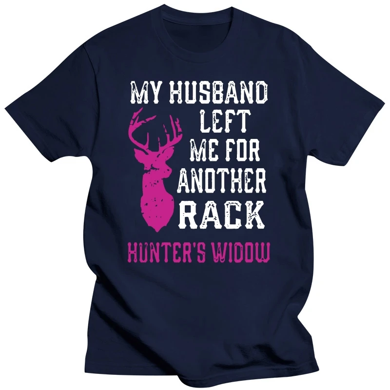 Men tshirt Short sleeve Hunter's Widow Opening Day Deer Hunting Funny Gag Gift Shirt cool tee tops Women t-shirt