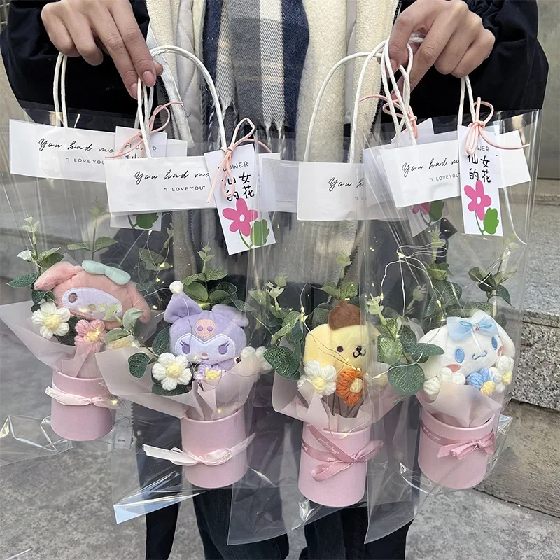 Sanurgente Hello Kitty Butter Bouquet, Kuromi Cinnamoroll, My Melody, Anime Rick, Kawaii Toy, Leon Day, Christmas Girl Gift