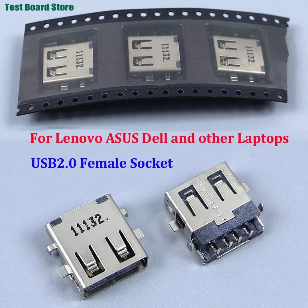 1-10PCS USB2.0 Type-A Interface Female Charging Port Socket Connector For Lenovo ThinkPad HP ASUS Dell And Other Laptops USB 2.0