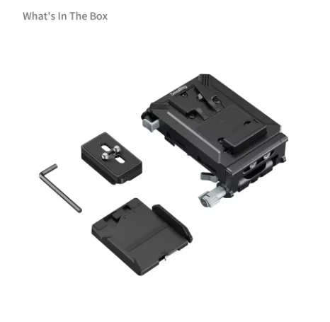 SmallRig 5227 V-mount batterijmontageplaatset 180 °   Draaibare Multi-Port Power Hub Modulaire LCD-schermbeschermer Arca-Swiss Plate