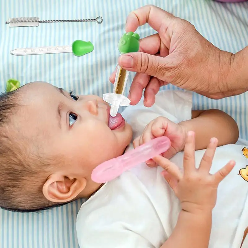 Pill Feeder Toddler Baby Medicine Dispenser Newborn Baby Dropper Medicine Dispenser Portable Travel Baby Safety Water Dispenser