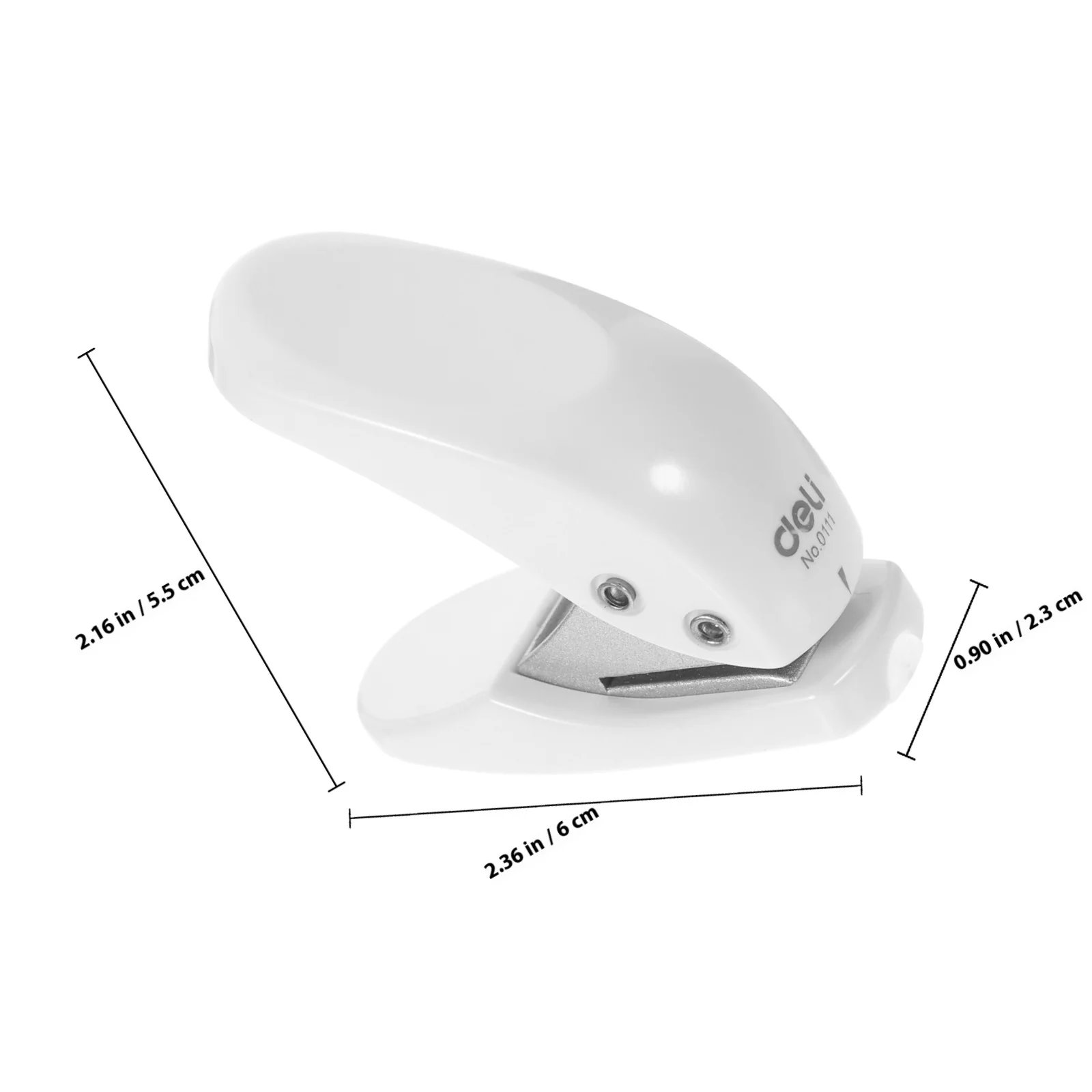 2Pcs Professional Single Hole Puncher for Paper Craft Tags Chipboard Office Planner Inside Pages Adjustable Punch Compact