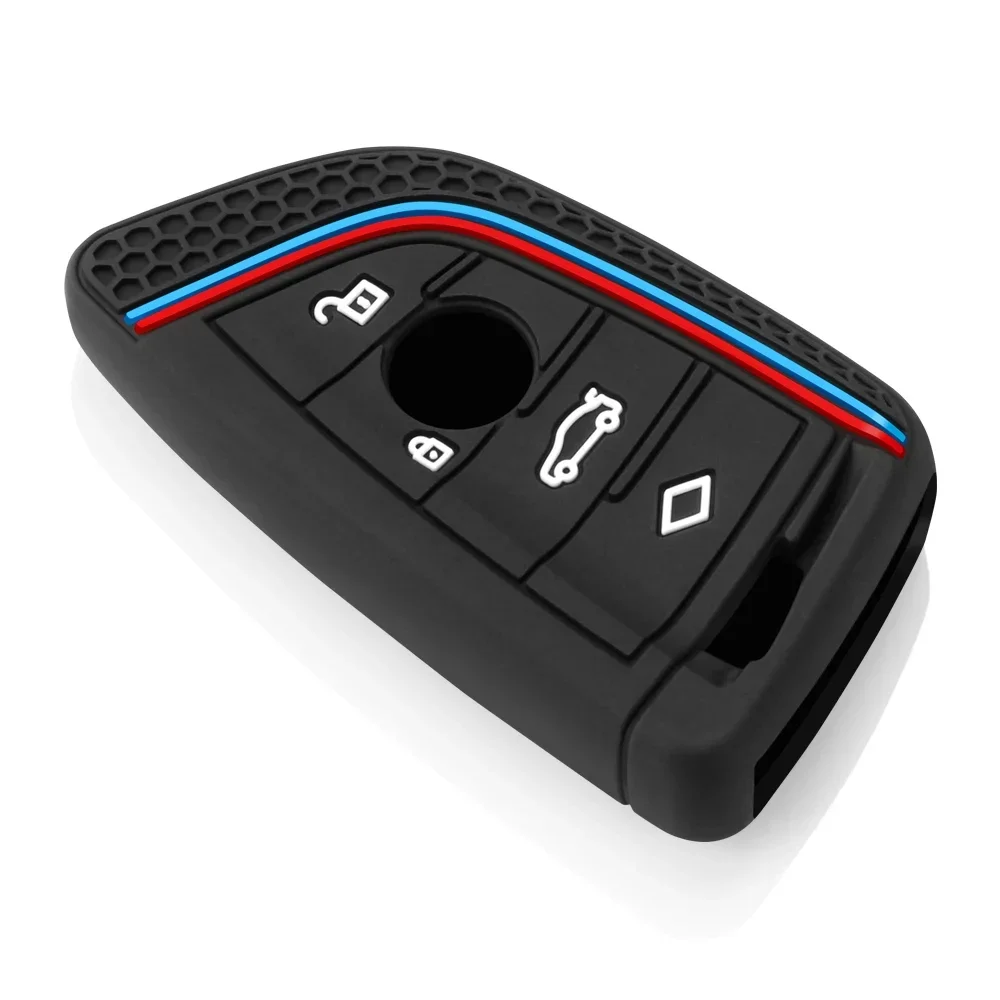 Silicone Car Key Case Cover Shell Fob for BMW F30 F31 F32 F34 F20 F21 F07 F10 1 3 5 7 Series X1 X3 G01 X4 G02 X5 F15 F16 M3 M4