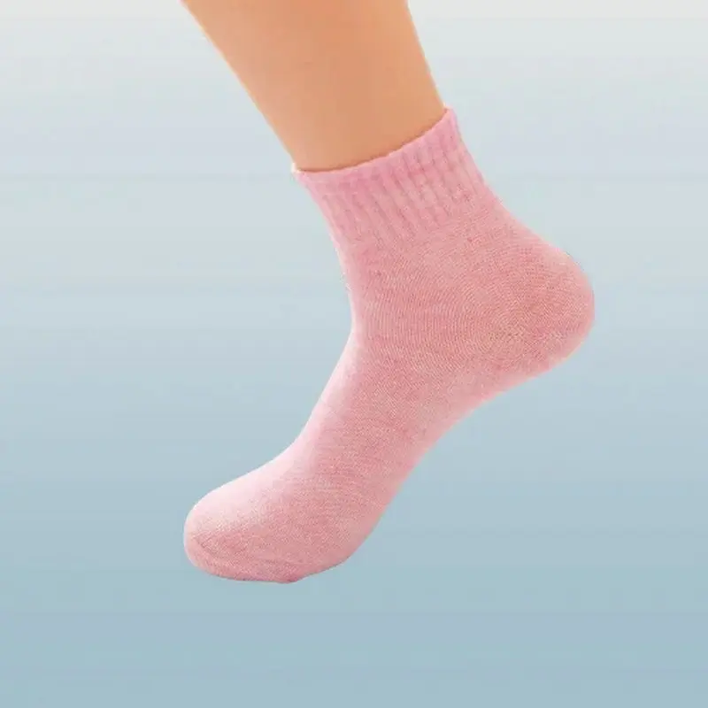 6/12 Pairs Solid Color Women's Sports Socks Durable And Wear-resistant Socks High Quality Comfortable And Breathable New Socks