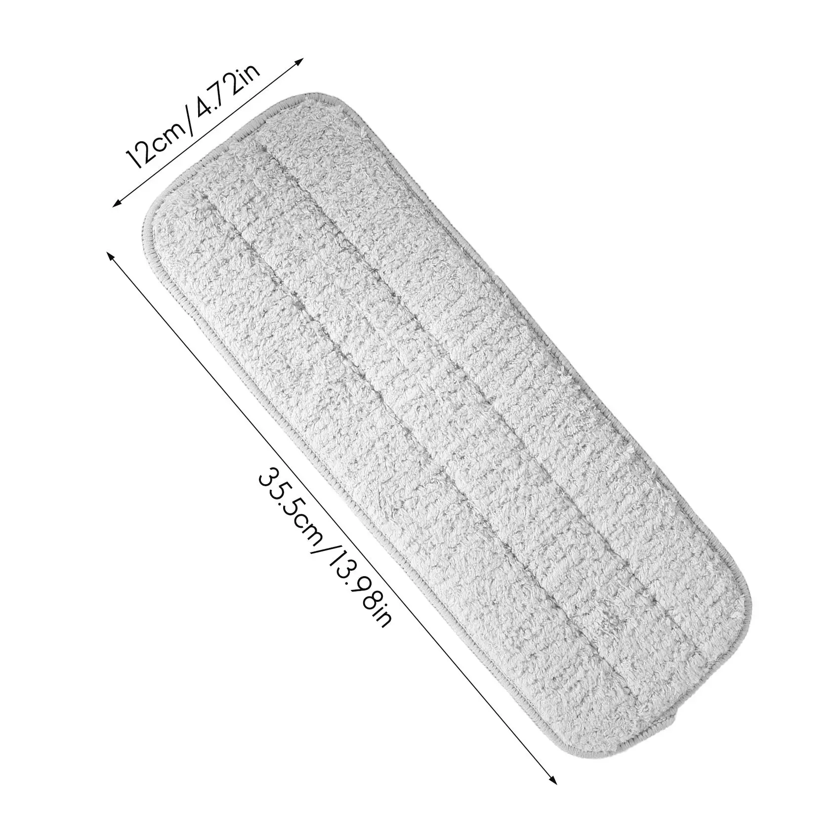 Pano de limpeza durável para Xiaomi Deerma, Spray Water Mop, 360 Swivel, Pano de substituição, Tb500, 35mm x 120mm, 4Pcs