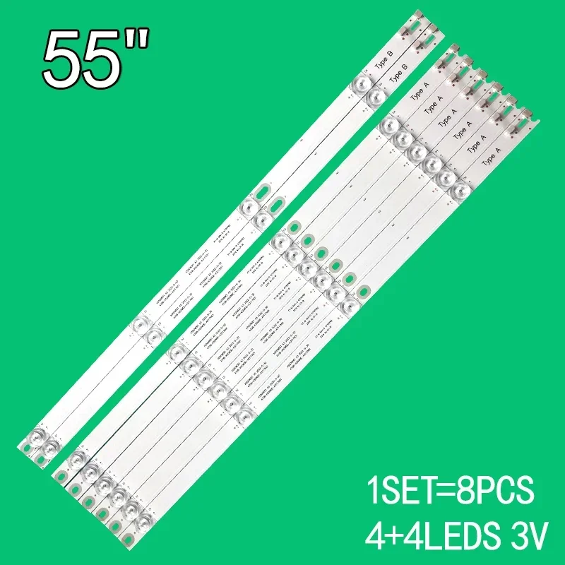 

LED Backlight Strip For 55PUF7194/T3 4708-K55WDE-A3117N11、4708-K55WDE-A3117N01、K550WDE1 A5