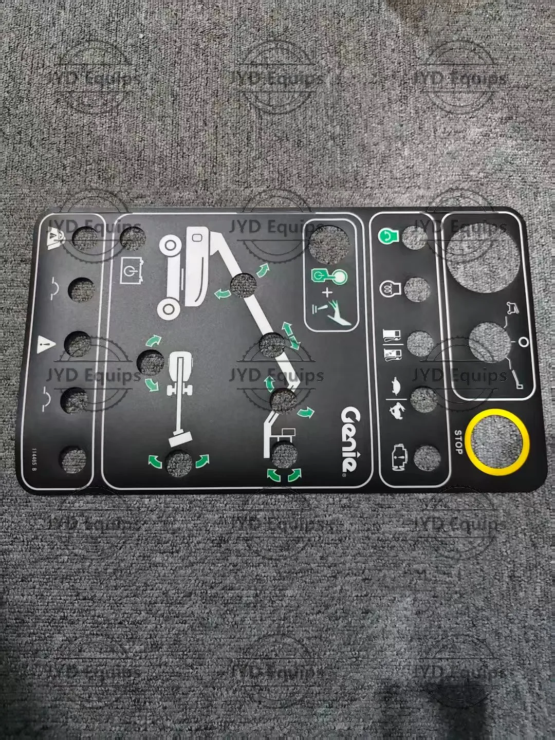 Genie PART 114465gt 114465 Decal Ground Control Panel Used for T S-80,S-85,S-60,S-65