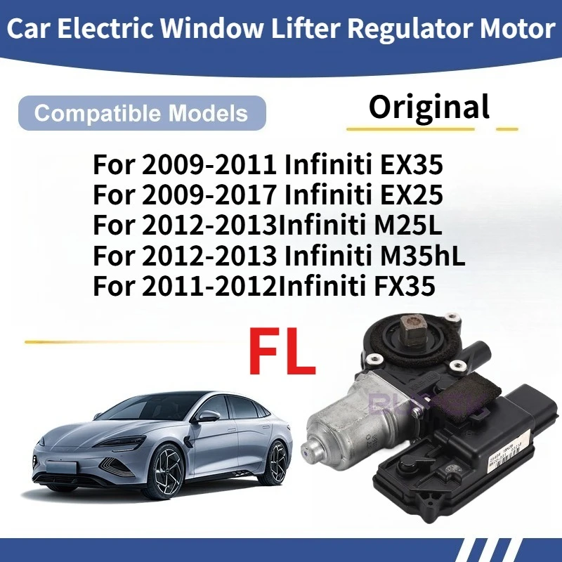 

For Infiniti EX35 2009-2011/EX25 2009-2017/M25L 2012-2013 Car Electric Window Lifter Regulator Motor Original Parts 807501BN0A