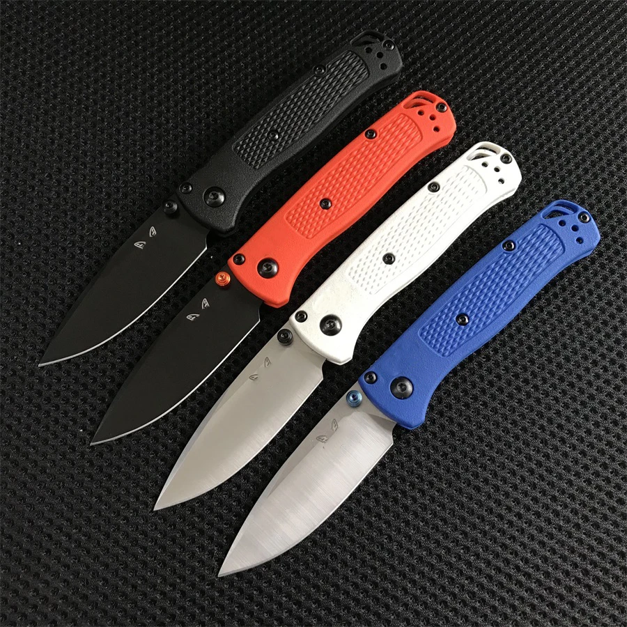 Mini BM 533 Bugout Folding Knife Nylon Glass Fiber Handle Outdoor Camping Fishing Hunting Tactical Portable Pocket Knives