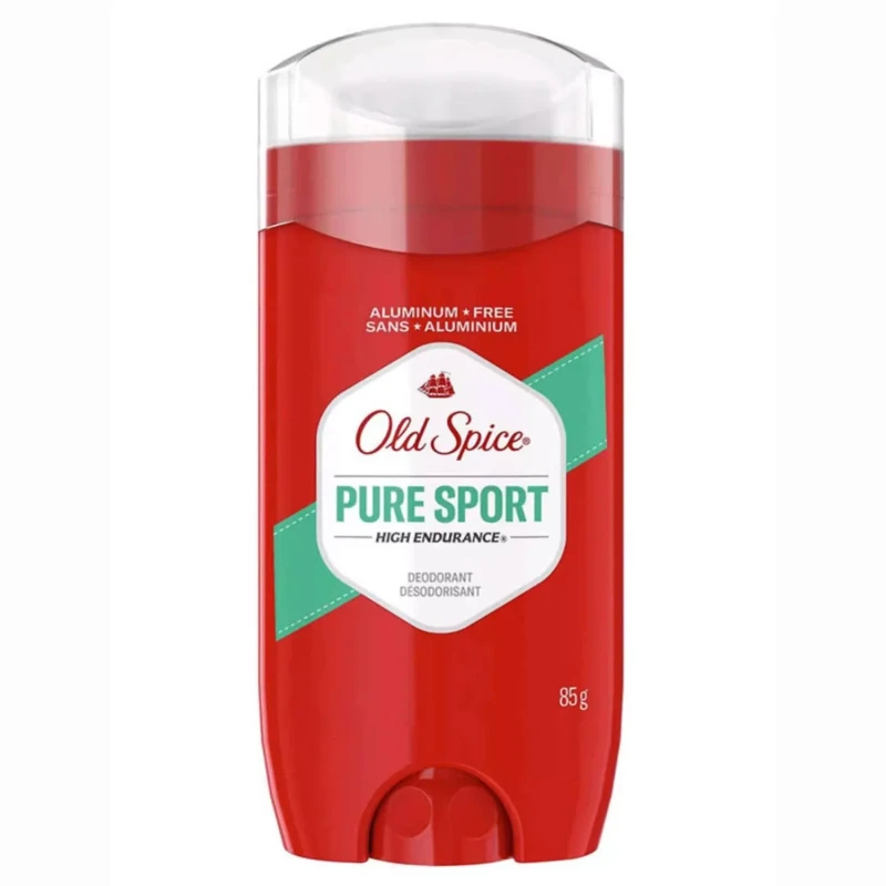 Desodorante Old Spice Pure Sport, protección de 72 horas, barra de 3 onzas, te mantiene fresco todo el día