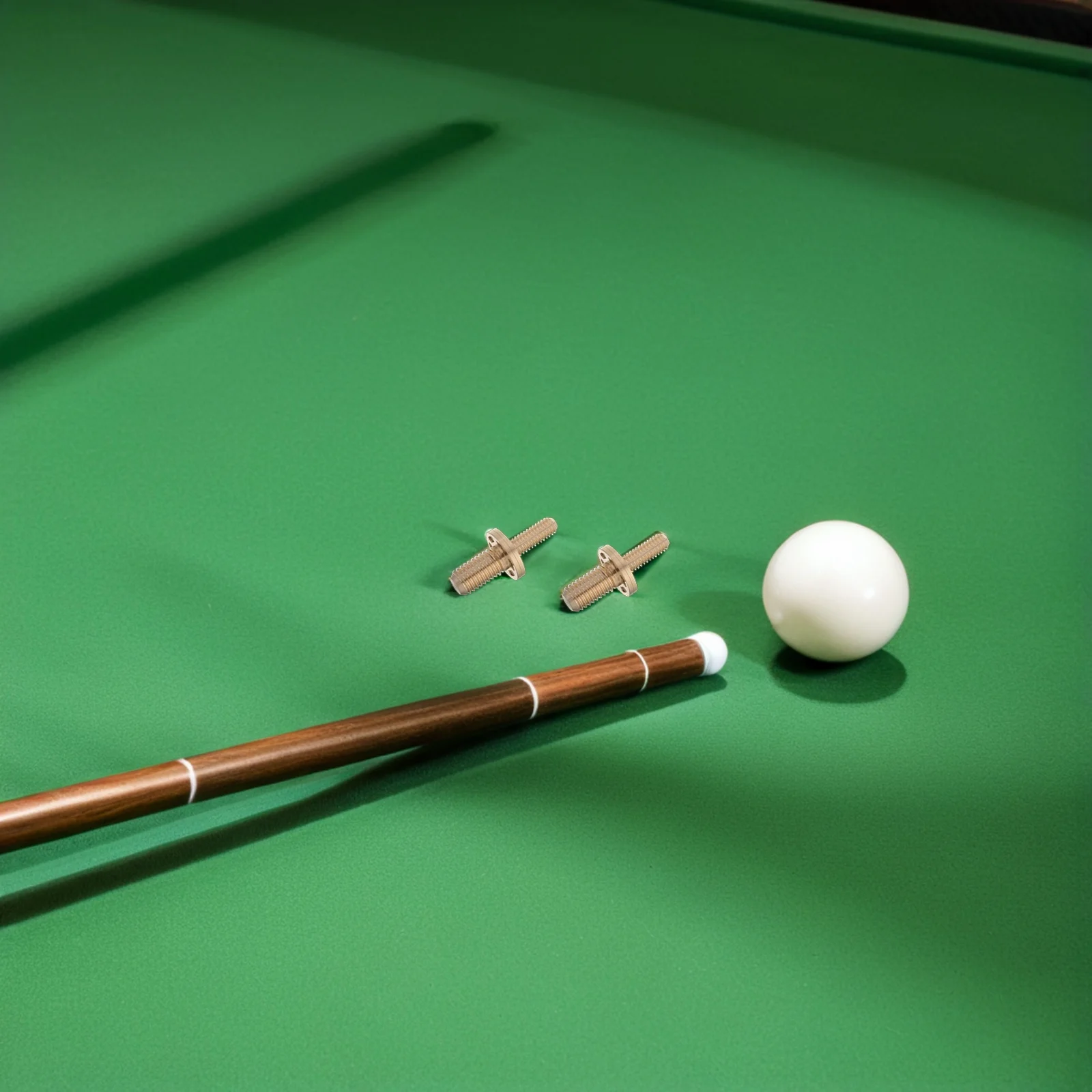 

4Pcs Brass Cue Joint Screws - Telescopic Pool Stick Extender Hardware for Professional Cue Modification and Maintenance