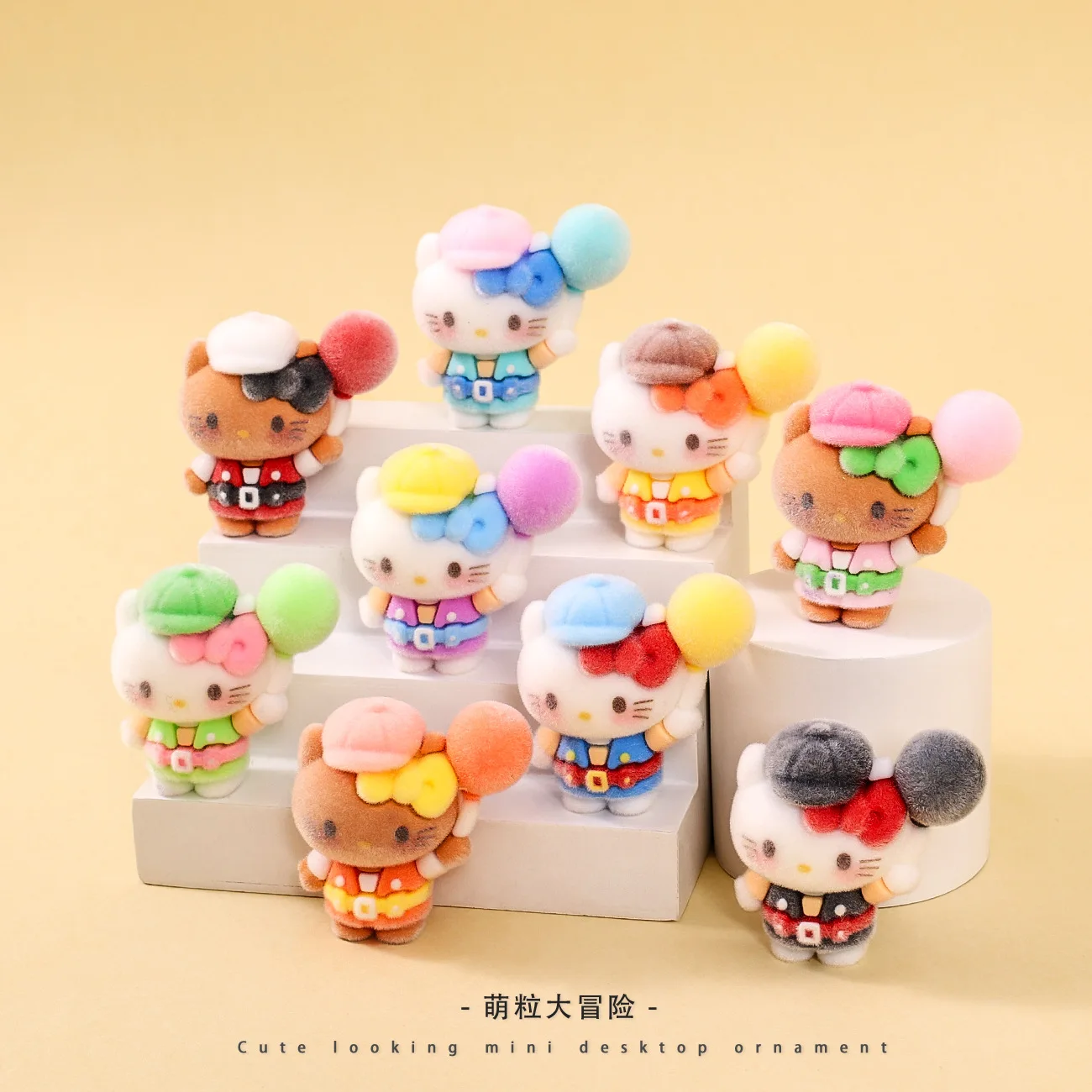 

For Hello Kitty, new cute cute toy plush travel KT desktop decoration ornaments, matching dolls