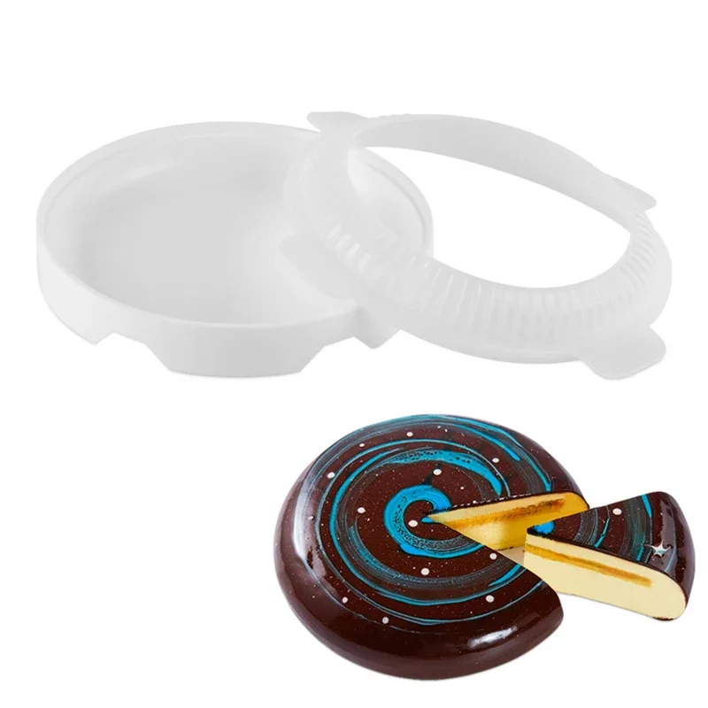 1Set Ronde Eclips Siliconen Cakevorm Voor Mousses Ijs Chiffon Cakes Bakvorm Decoreren Accessoires Bakvormen Gereedschap