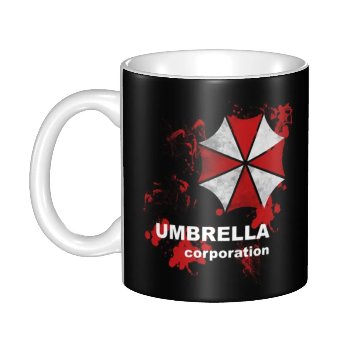 

Umbrella Coffee Mugs DIY Personalized Horror Movie Game Ceramic Mug Creative Present