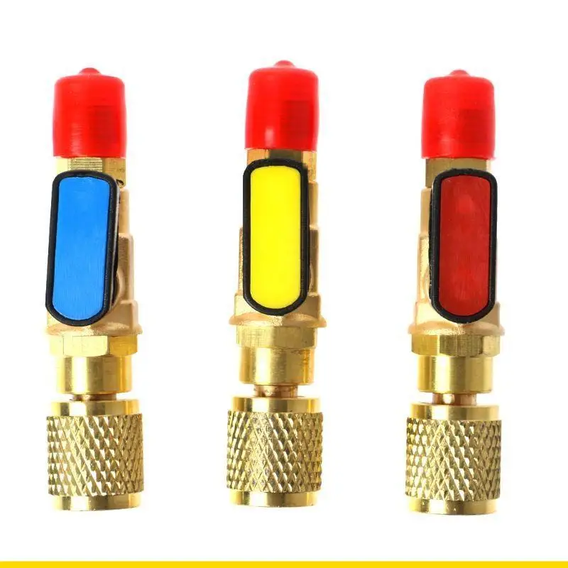 

SZCH 1/4 "Мужчина до 5/16" Женский SAE R410A Хладагент Прямой мяч для клапана AC Charg
