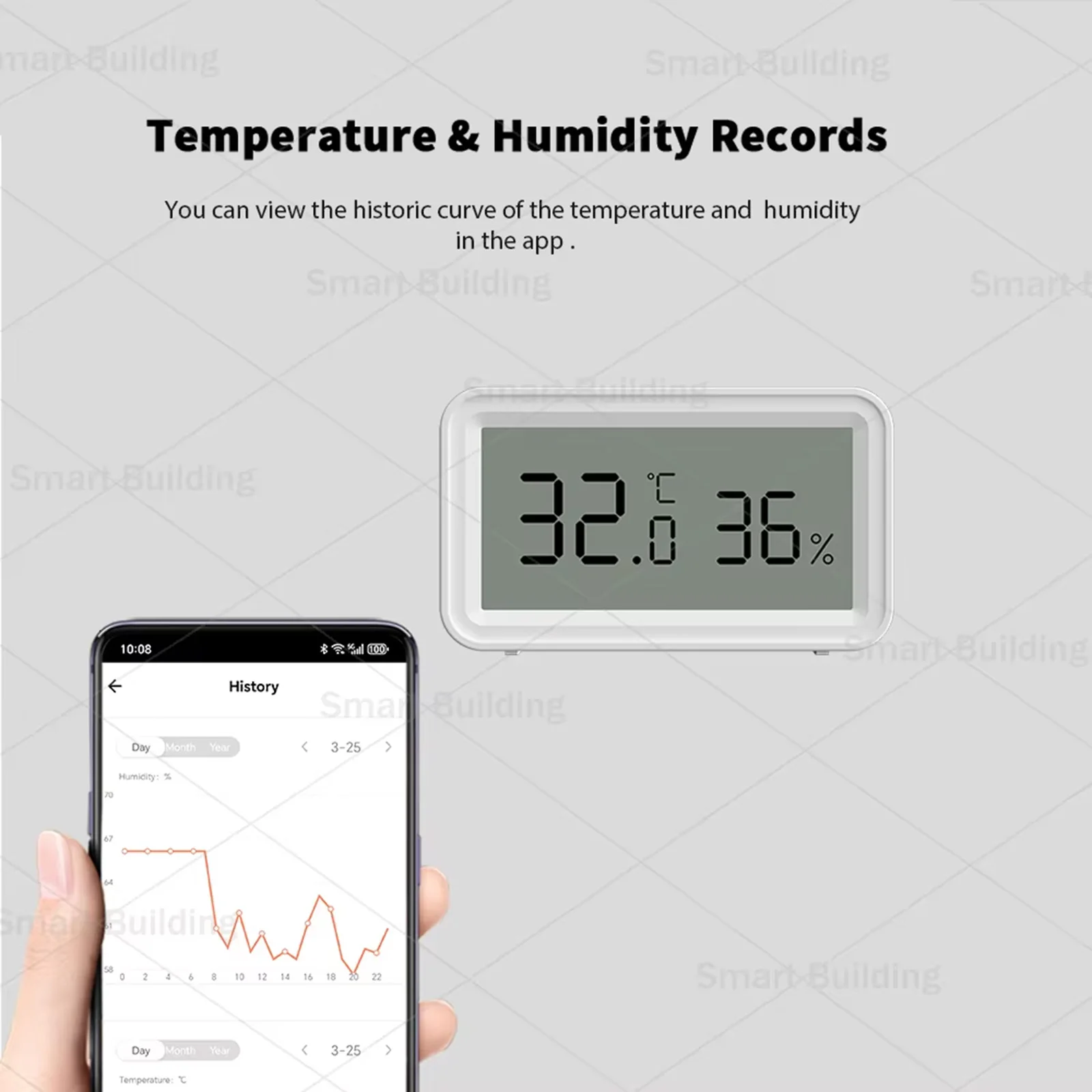 Zigbee 3.0 Temperature Humidity Sensor Smart Home Thermometer Hygrometer Works with Home Assistant ZHA Zigbee2MQTT Alexa  Yandex image 4