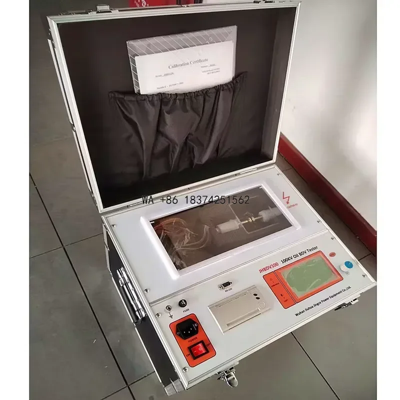 Wmwmnu for 100KV Transformer Oil BDV Tester Insulation Oil Dielectric Strength Breakdown Voltage Test Manufacturer