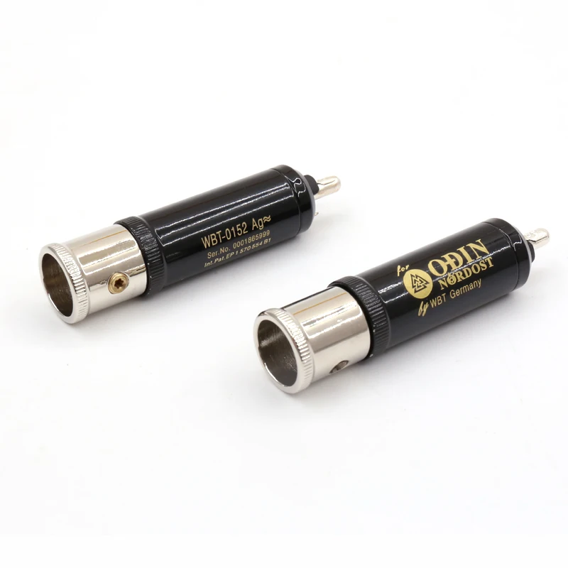 Gratis Verzending Odin Zuiver Koper Verzilverd Rca Plug Wbt Rca Jack Voor Audio Interconnect Kabel