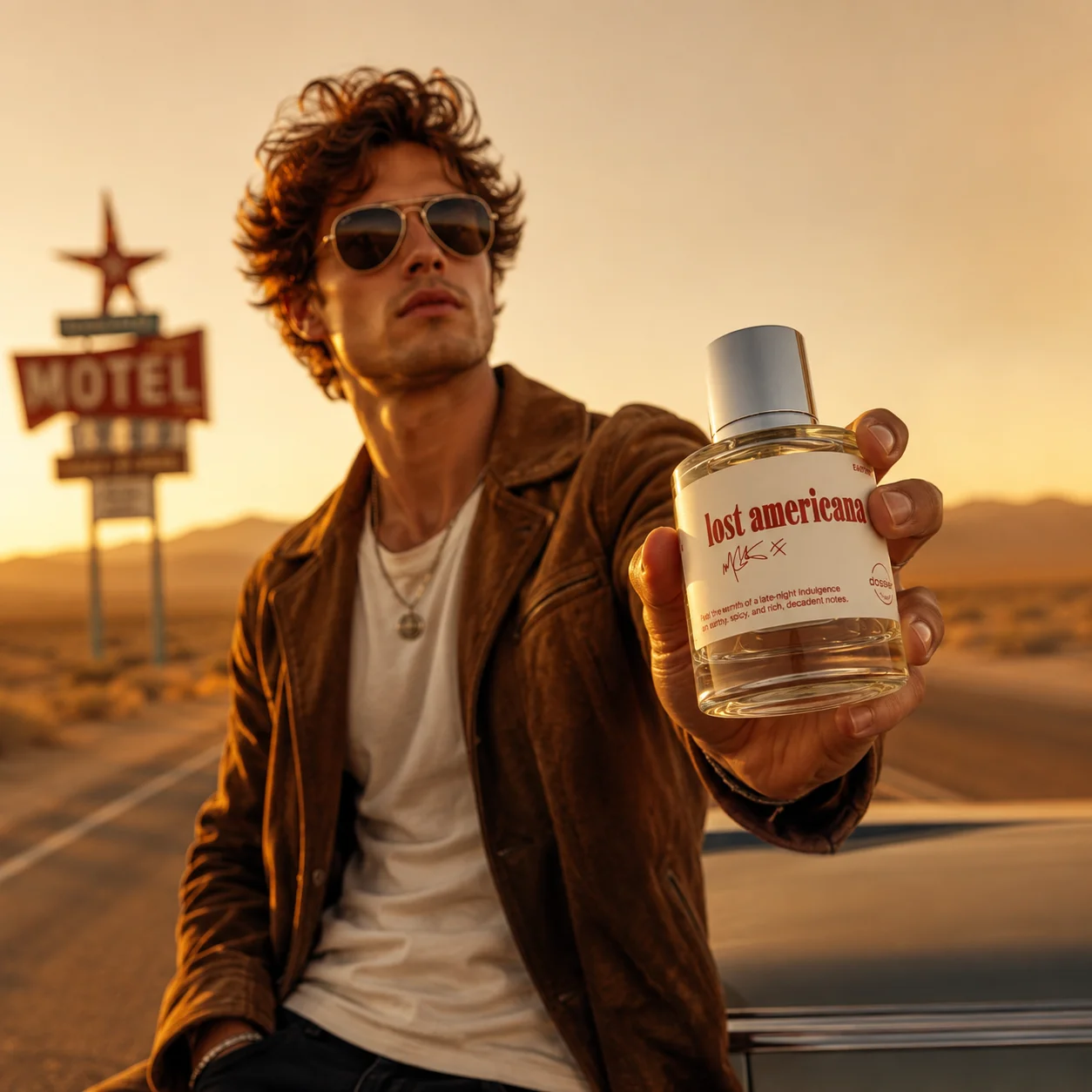 Dossier Originals - Lost Americana Eau De Parfum, fragancia sin alcohol de larga duración, fragancia única que tiene encanto, utilizable en todas las estaciones, adecuada para múltiples ocasiones, para cualquier momento del día, para hombres y mujeres, spray de 1.7 oz, uso diario e idea de regalo