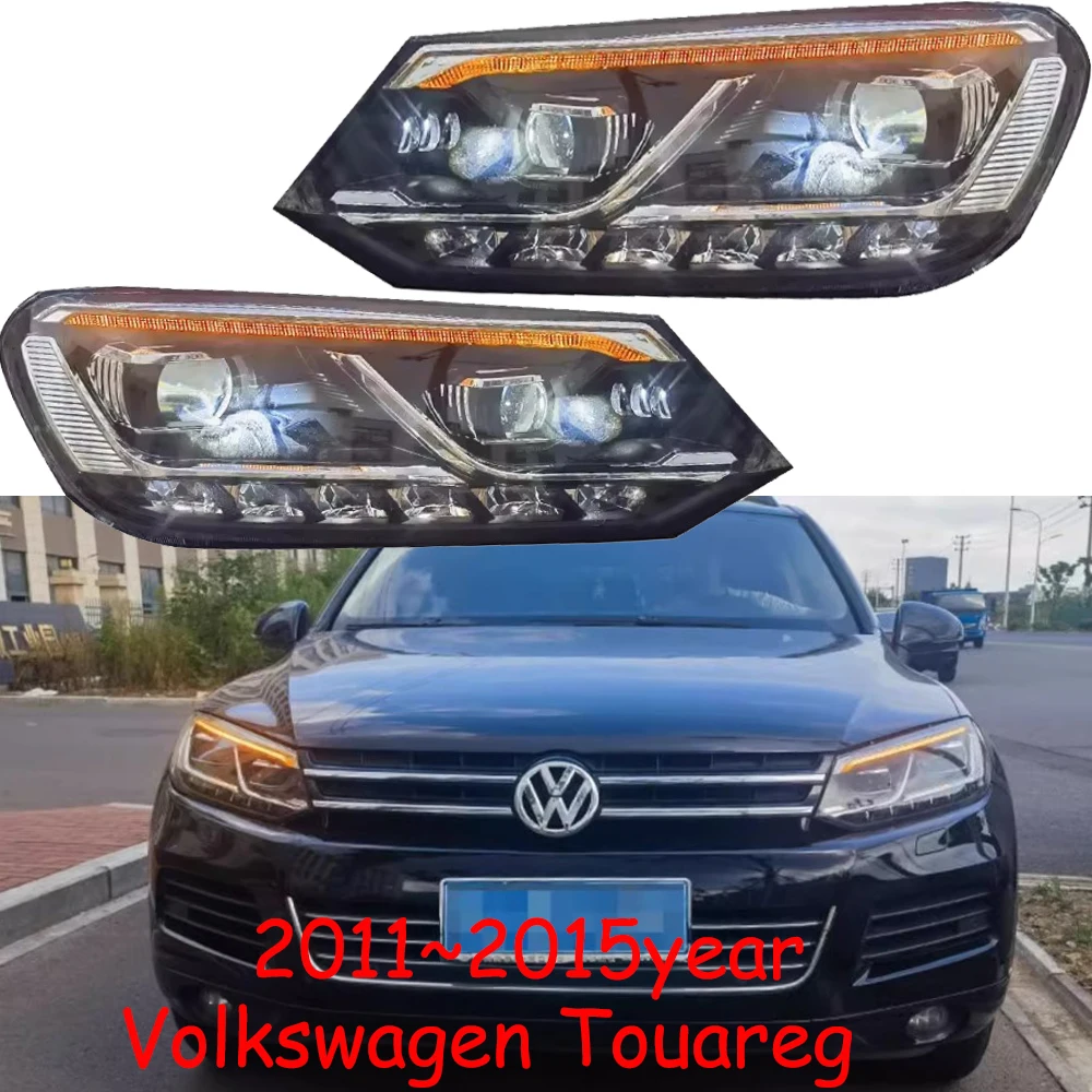 

car accessories bupmer head light for Volkswagen Touareg headlight daytime light 2011~2015y fog for VW Touareg taillight