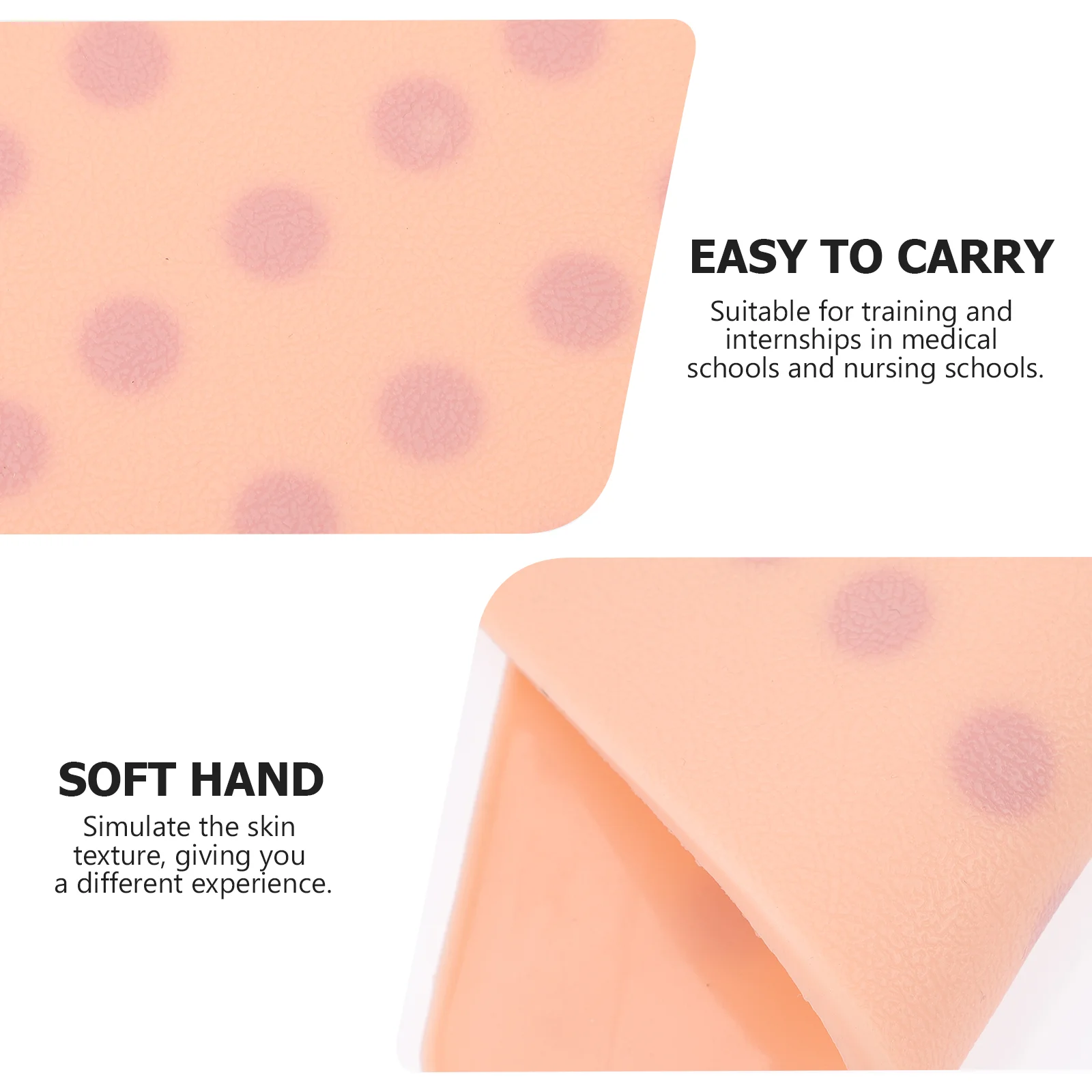 Skin Test Training Module Injecting Model Injection Practice Mat Pad Intradermal Silica Gel