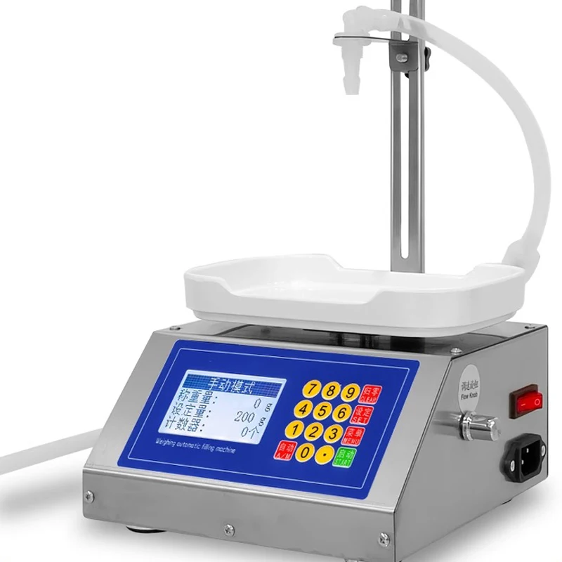 CSY-3200 Pesatura Pompa a membrana Riempitrice Bilancia elettronica Riempitrice di liquidi Olio Acqua Succo di vino Riempitrice di liquidi