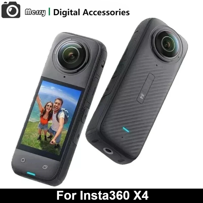 

Подлинный водонепроницаемый для Insta360 X4 8K 360 ° Экшн-камера, широкоугольное видео 4K, стабилизация для редактирования искусственного интеллекта, для занятий спортом.