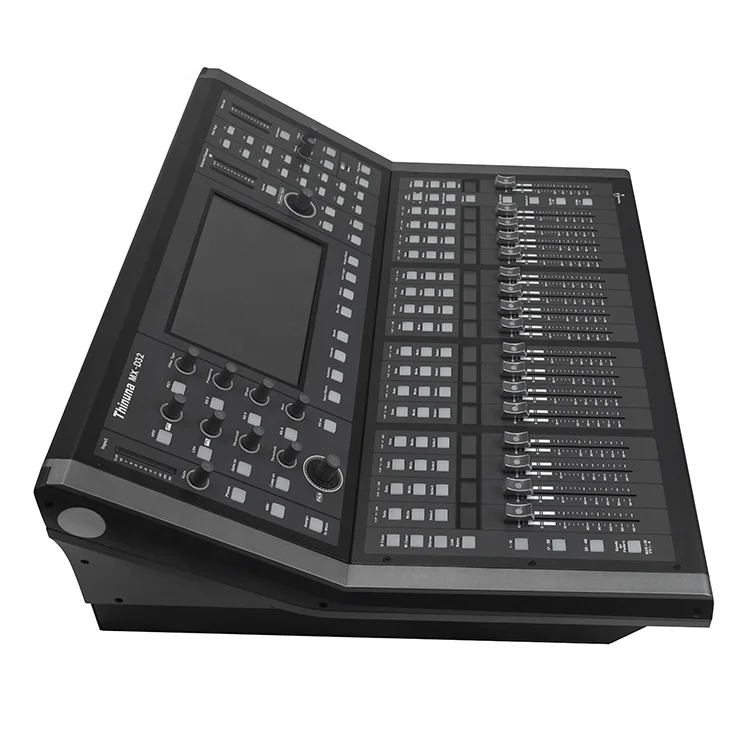 Thinuna MX-D32 32 قناة وحدة تحكم خلط رقمية المهنية خط صفيف المتكلم الصوت جهاز مزج الموسيقى لأداء المرحلة الحية