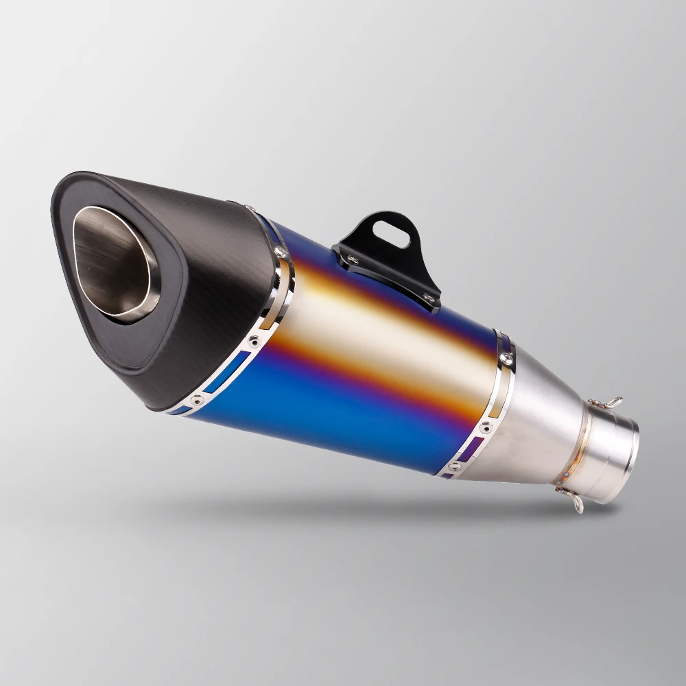 Universal 60mm Motorcycle Exhaust R11 Muffler For RS660 CBR600RR CB500F 450NK C400GT NSS750 R1300GS NX500 T700 XV950 Rebel 300
