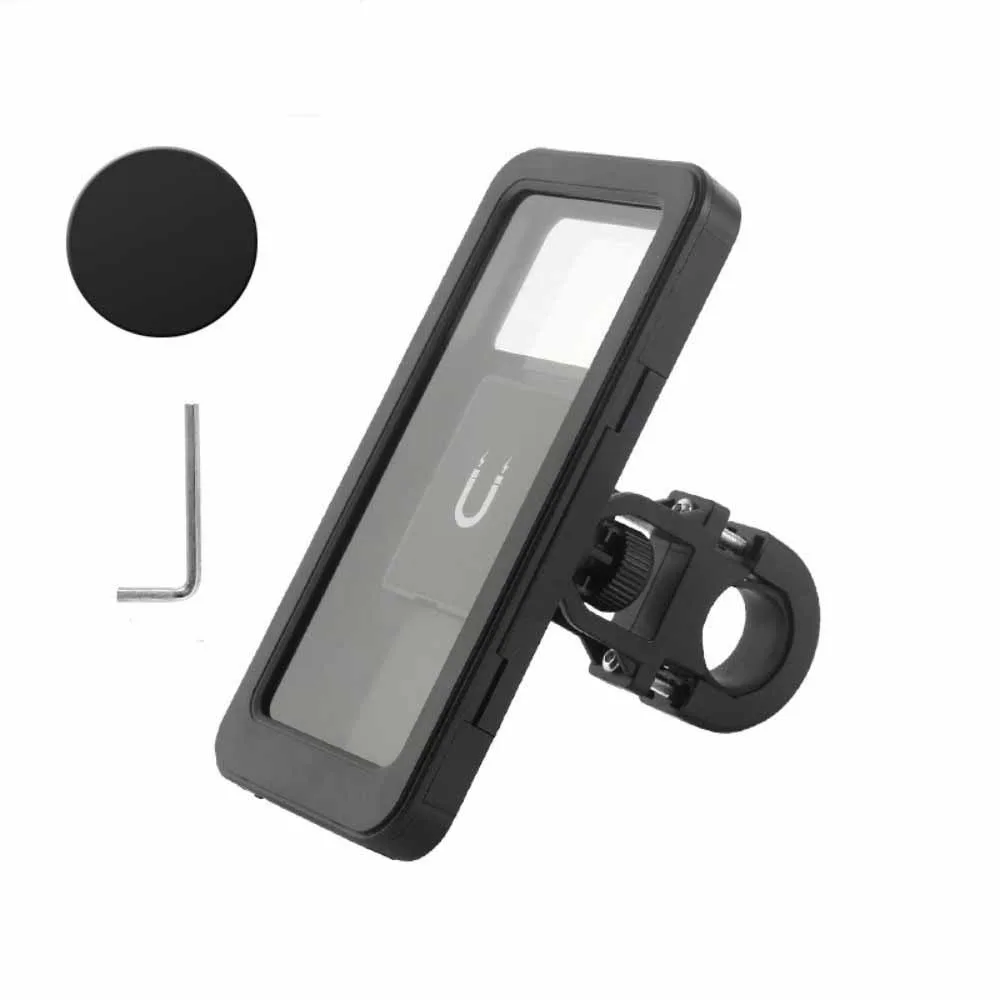 Waterproof Bike Phone Holder Magnetic Design Stable Mount Smartphone Mount 360° Swivel Adjustable Support