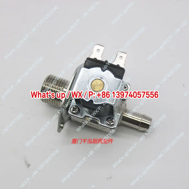 Jiebao Solenoid Valve  High Speed Electric Water Boiler Boiling Furnace Copper Inlet Solenoid Valve Inlet Valve 4 points DC12V