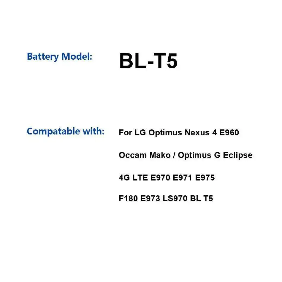 Battery BL-T5 2100M… - image