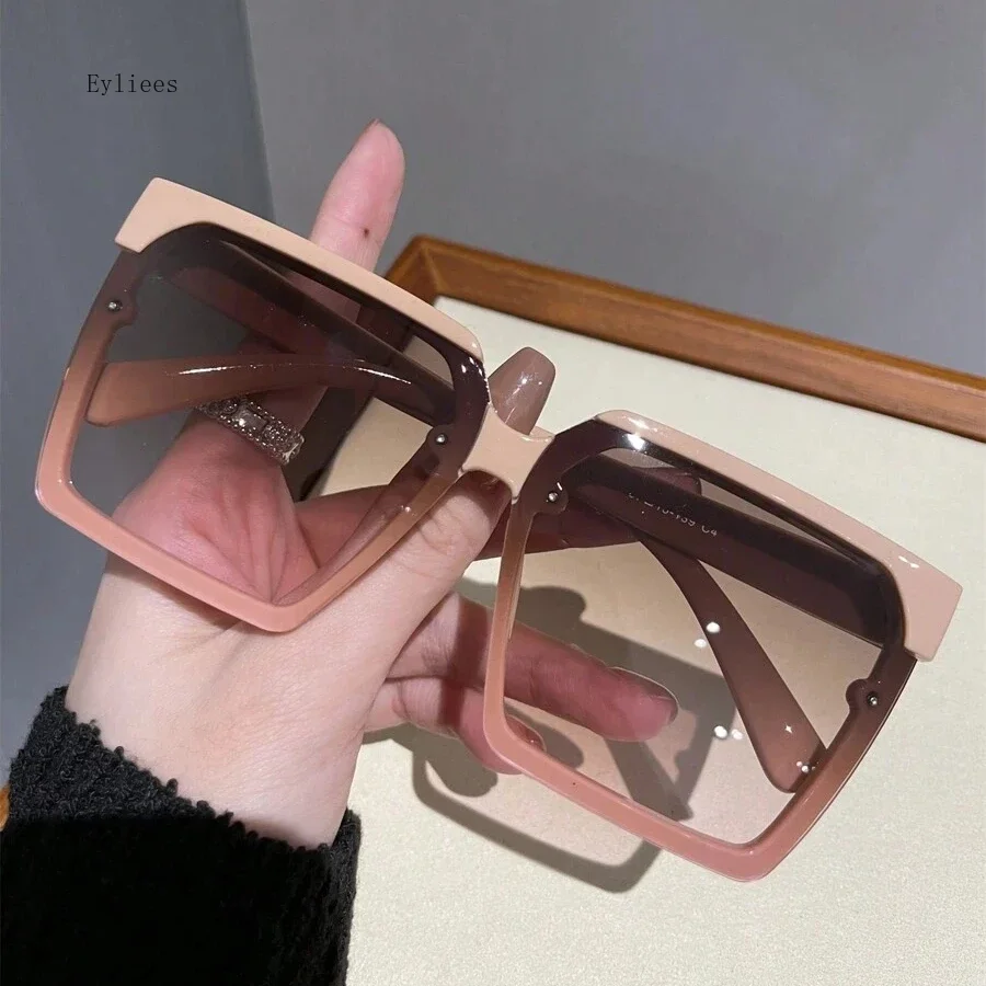 1 قطعة النظارات الشمسية النسائية على شكل مربع بوهو ظلال اكسسوارات الشاطئ gafas دي سول الفقرة hombre gafas دي سول