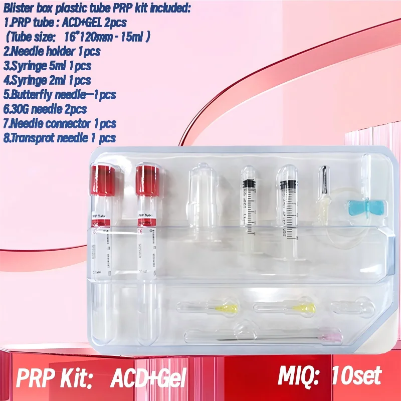 

1 комплект бутылки для заправки - плазменный PRP Platelet Rich For Tube