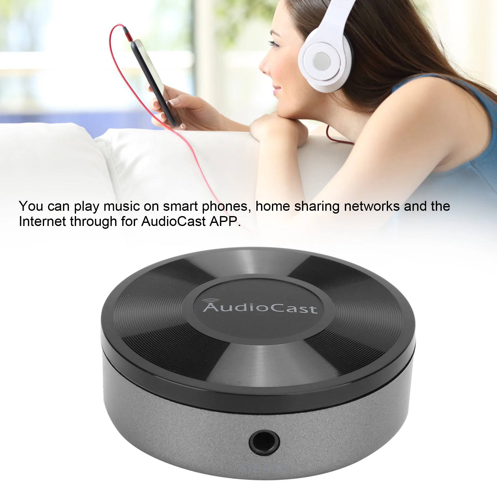 WIFI 오디오 음악 수신기 무선 음악 스 트리머 WIFI Muisc 수신기 DLNA 어댑터 용 스피커 시스템에 오디오 음악