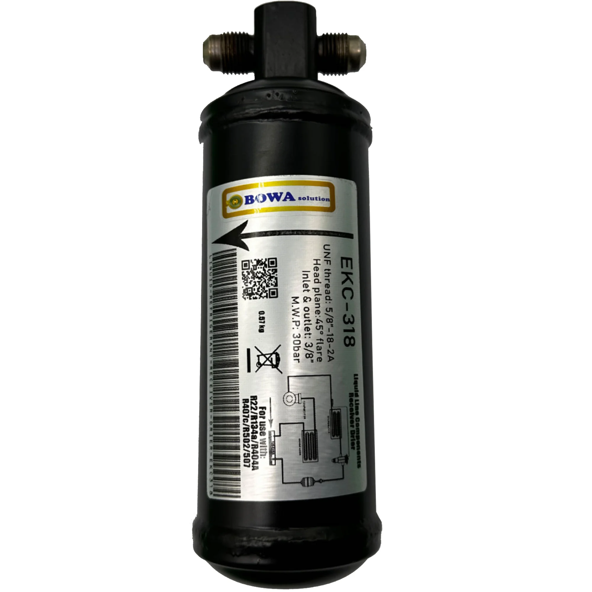 EKC515 receiver drier with 3/8\