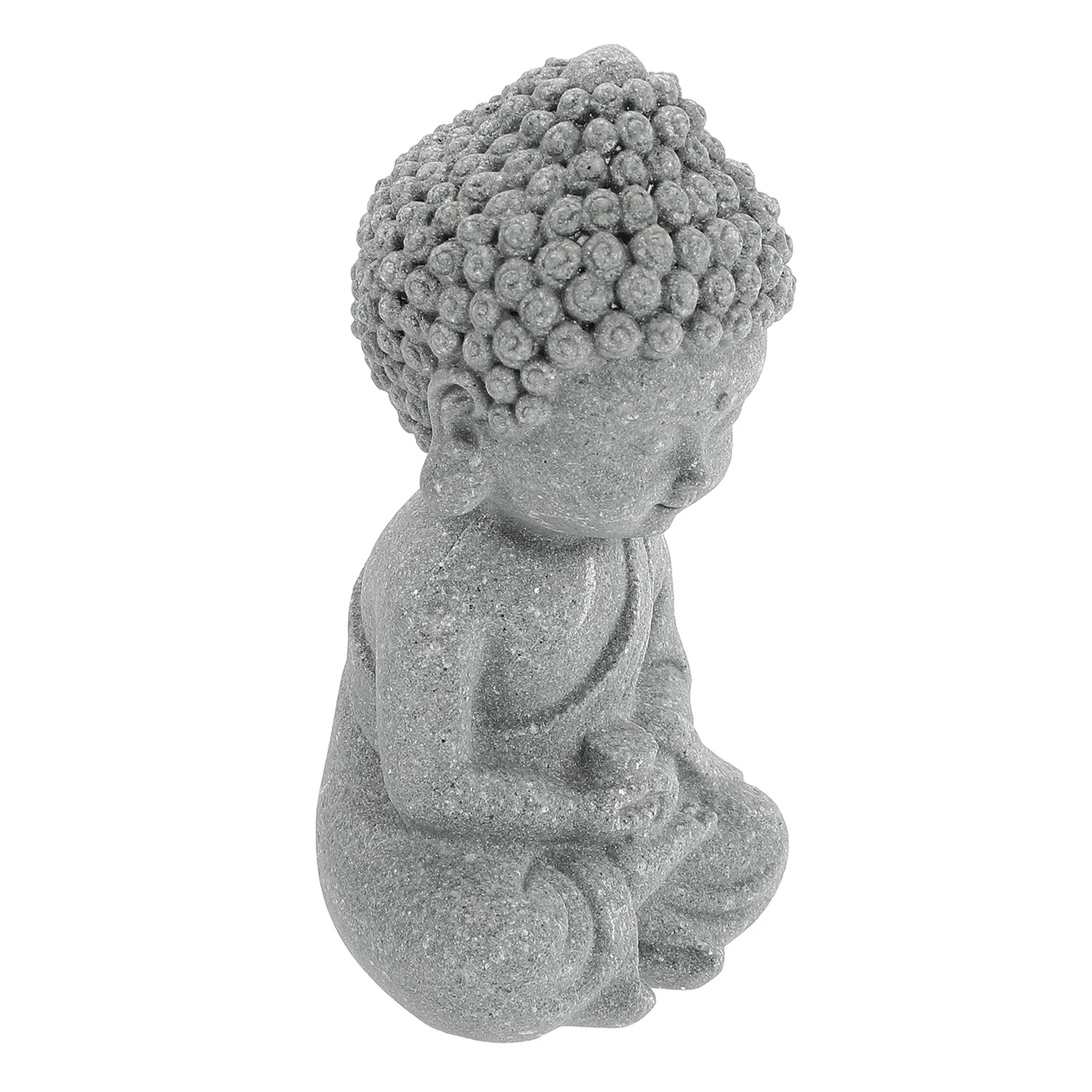 

Small Buddha Statue Ornaments Asian Fish Tank Decor Figure Aquarium Statues Synthetic Resin