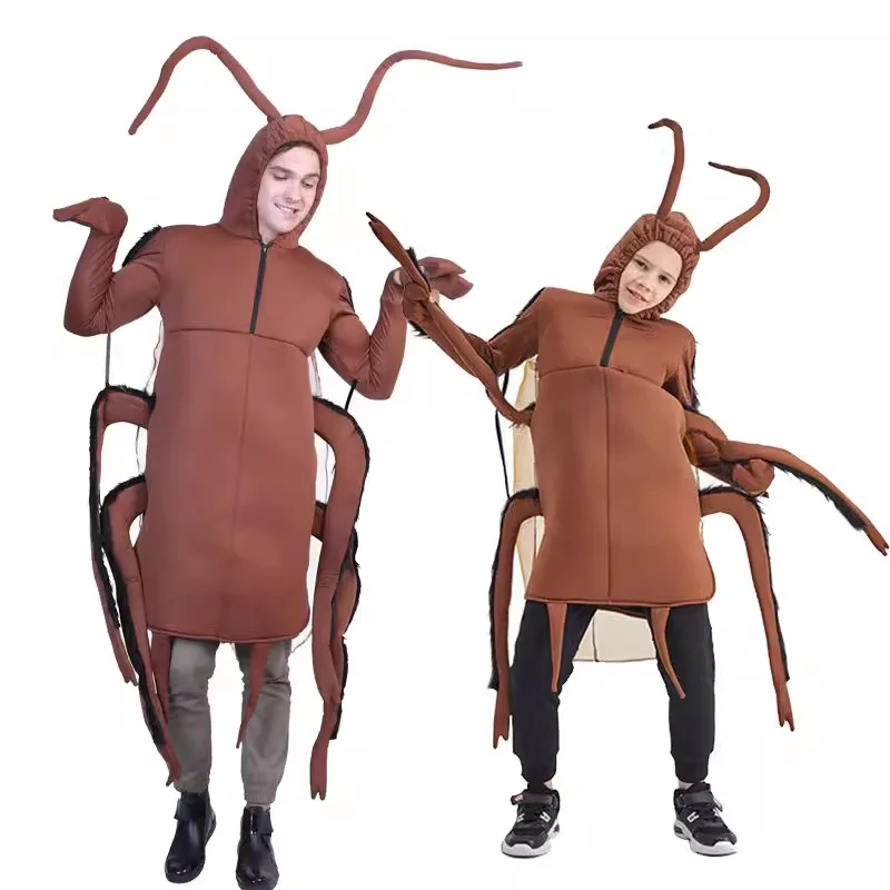 2026 NEW Halloween funny cockroach costume poop parent-child costume cosplay party funny performance costume LAQ