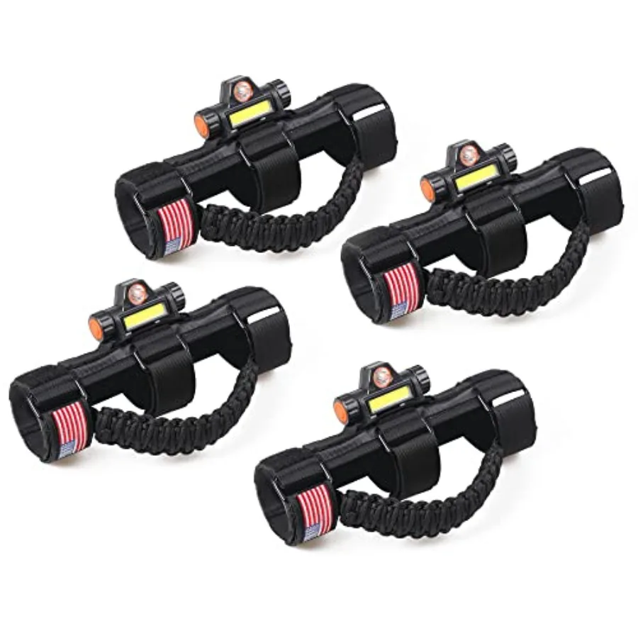 

Roll Bar with Light for Jeep Wrangler Accessories TJ JK JL YJ Unlimited Rubicon Sahara 2 Door 4 Door Jeep Gladiator JT, Recharg