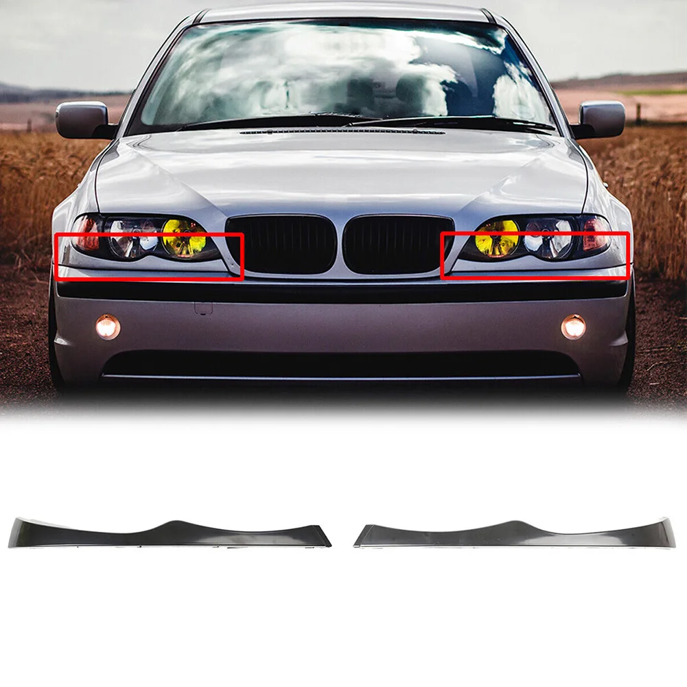 

2X комплект нижней накладки на фару для BMW E46 325 330 Sedan 2001 2005, внешняя замена слева и справа