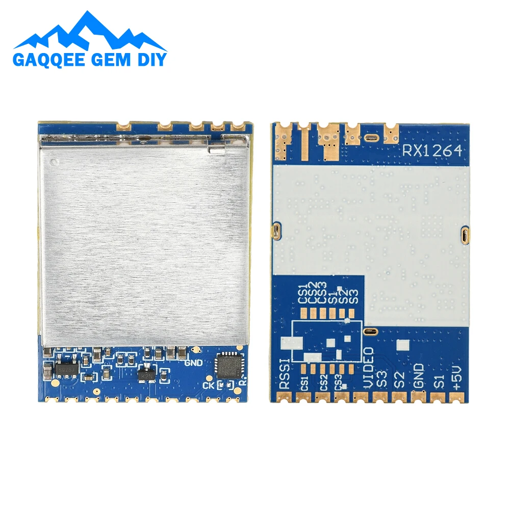 

DC 5V RX1264 Модуль передачи беспроводного видеосигнала 1,2G/1,3G Модуль FM-видеоприемника Аналоговый беспроводной аудио/видеоприемник
