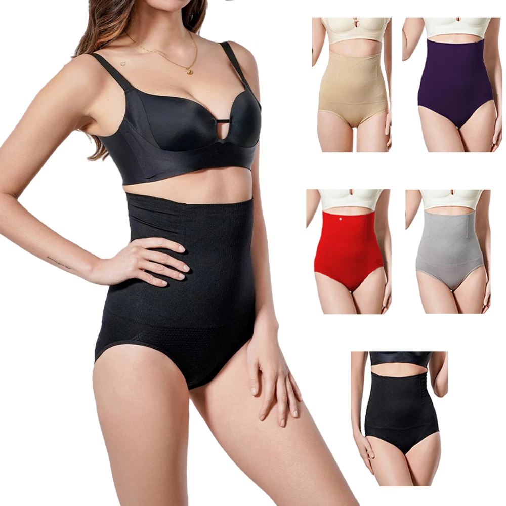 

Belly Slimming Panties Waist Trainer Body Shaper Women Tummy Control Butt Lifter Underwear Postpartum High Waist Shapewear Pants